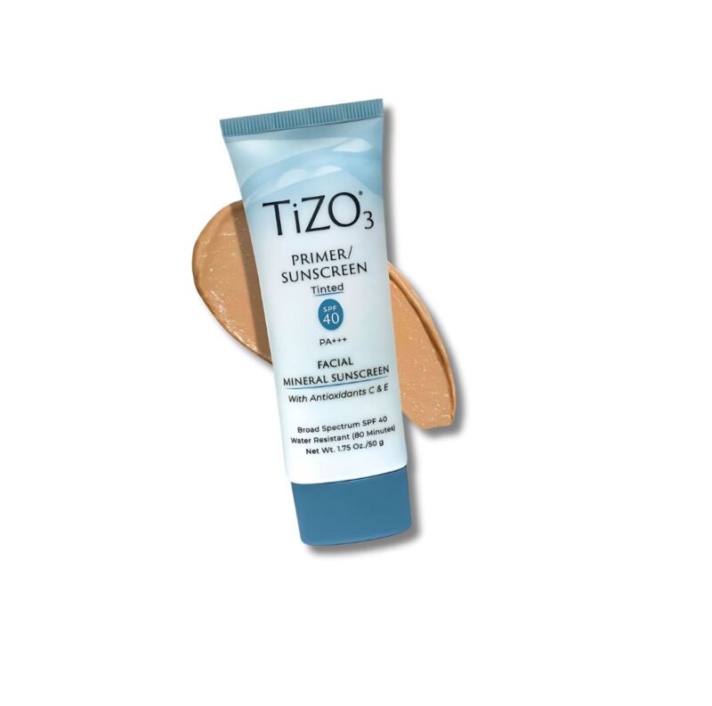 TiZo3 Facial Mineral Sunscreen and Primer Tinted SPF 40