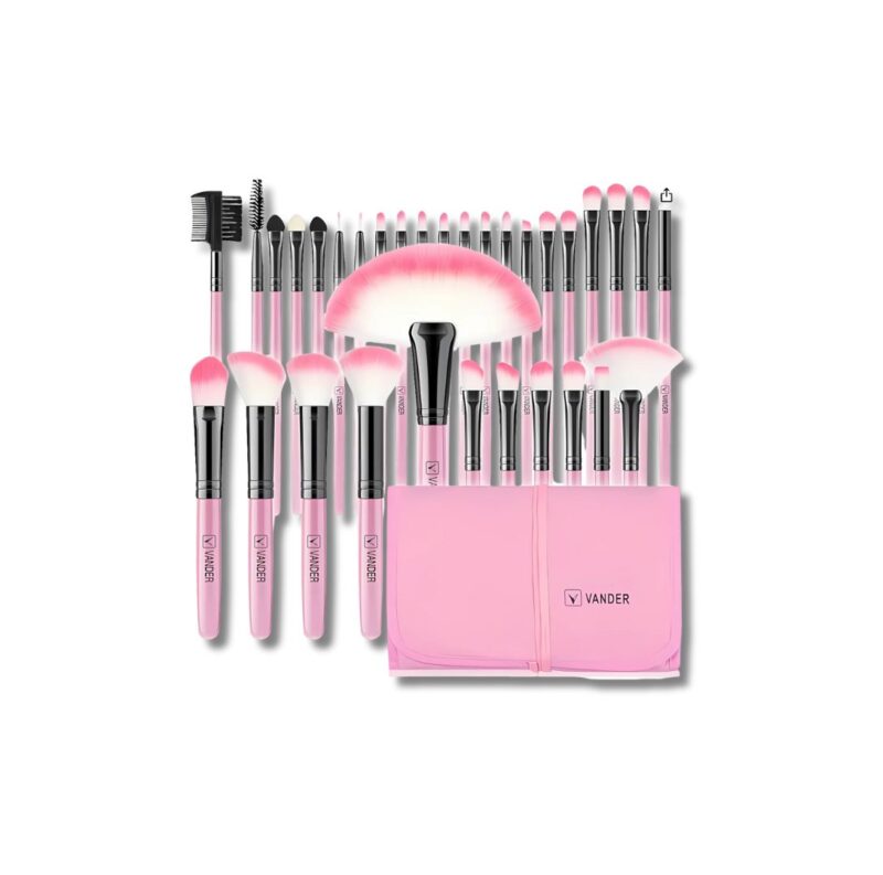 Soft Synthetic Kabuki Makeup Brush Set