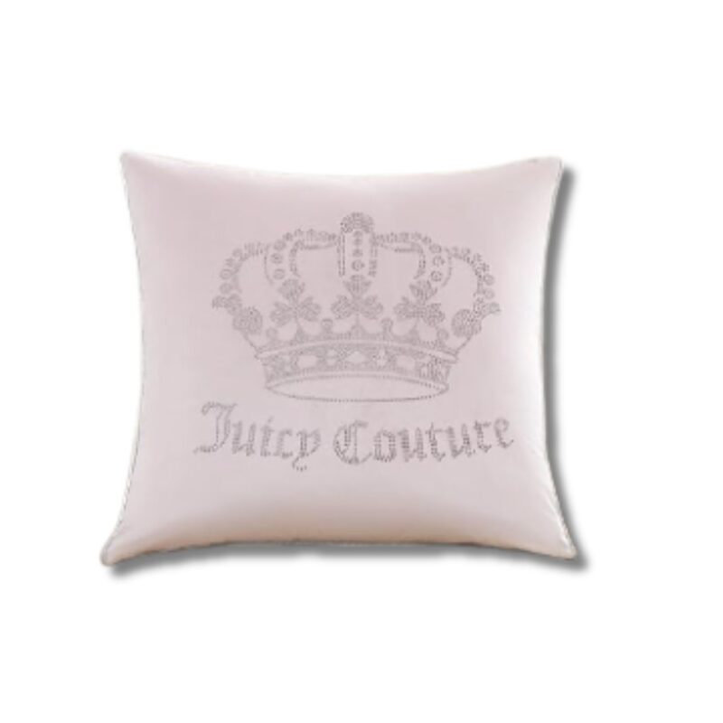 Juicy Couture Rhinestone Throw Pillow